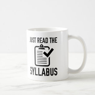 Taza De Café Leer El Sílabo