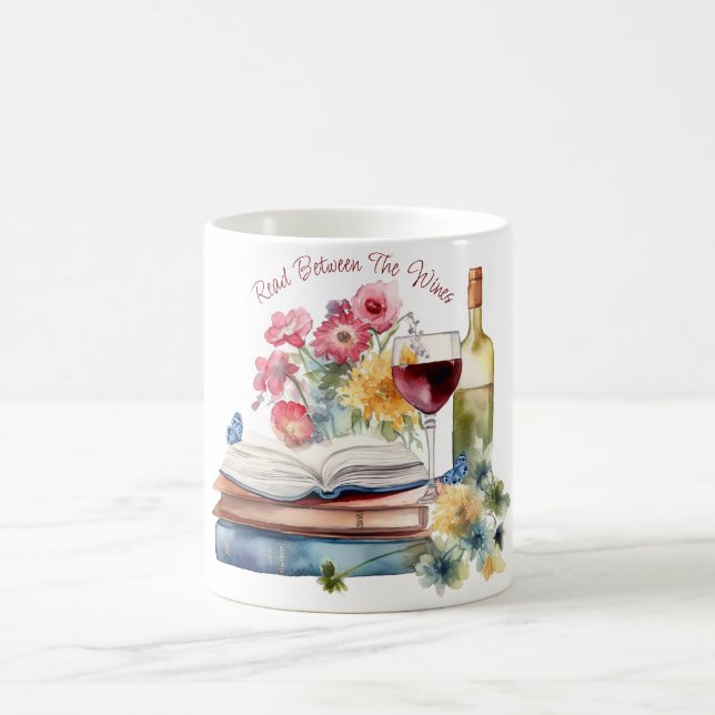 Taza De Café Leer entre los vinos (Centro)