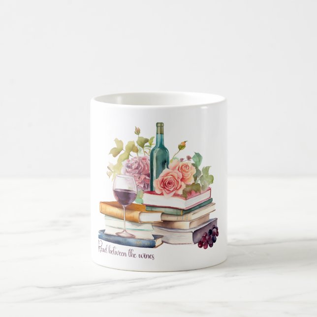 Taza De Café Leer entre los vinos (Centro)