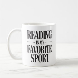 Taza De Café Leer es mi deporte favorito