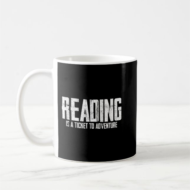 Taza De Café Leer Es Una Entrada Para Aventurar Una Copia De Ca (Izquierda)