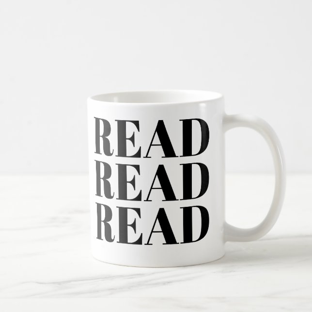 Taza De Café leer lectura lectura de mugre | Mug de eslóganes p (Derecha)