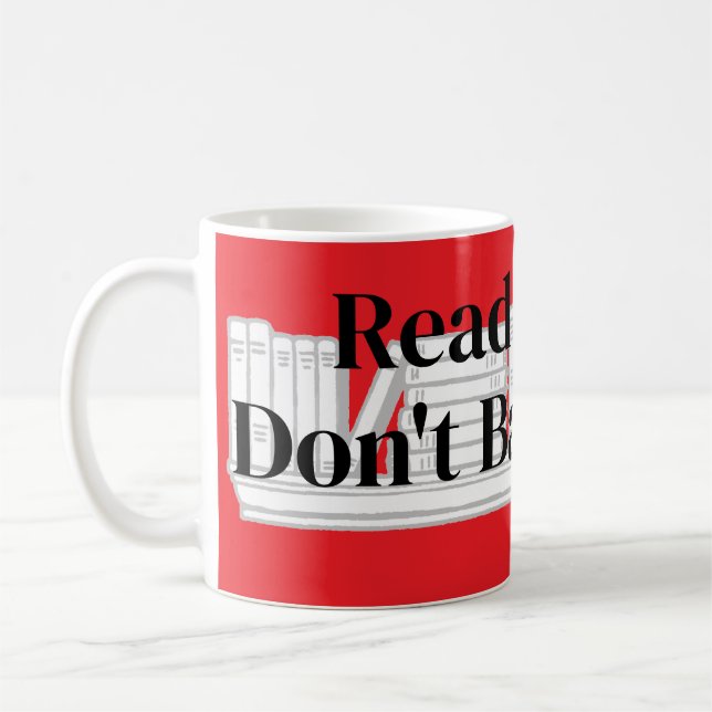 Taza De Café Leer libros, no prohibir libros (Izquierda)