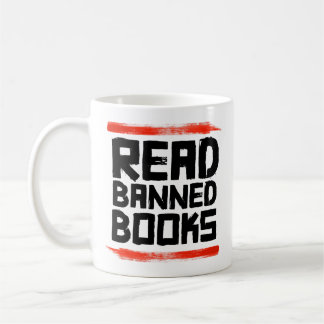 TAZA DE CAFÉ LEER LIBROS PROHIBIDOS