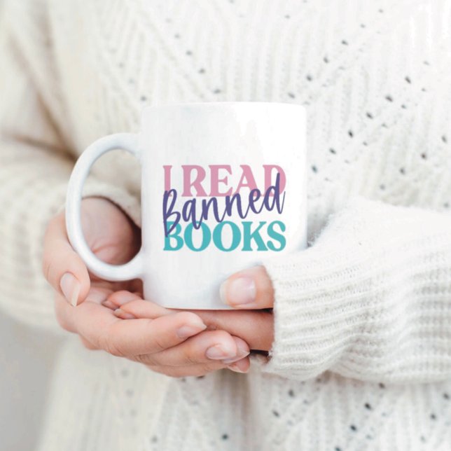 Taza De Café Leer libros prohibidos (Subido por el creador)