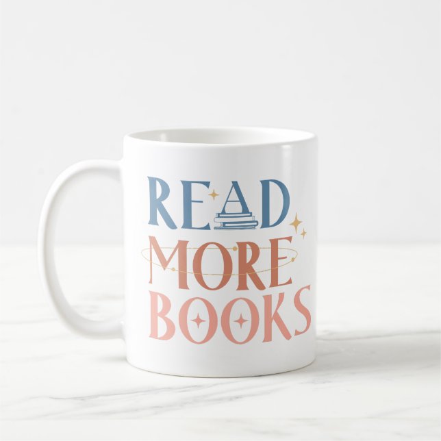Taza De Café Leer más libros (Izquierda)