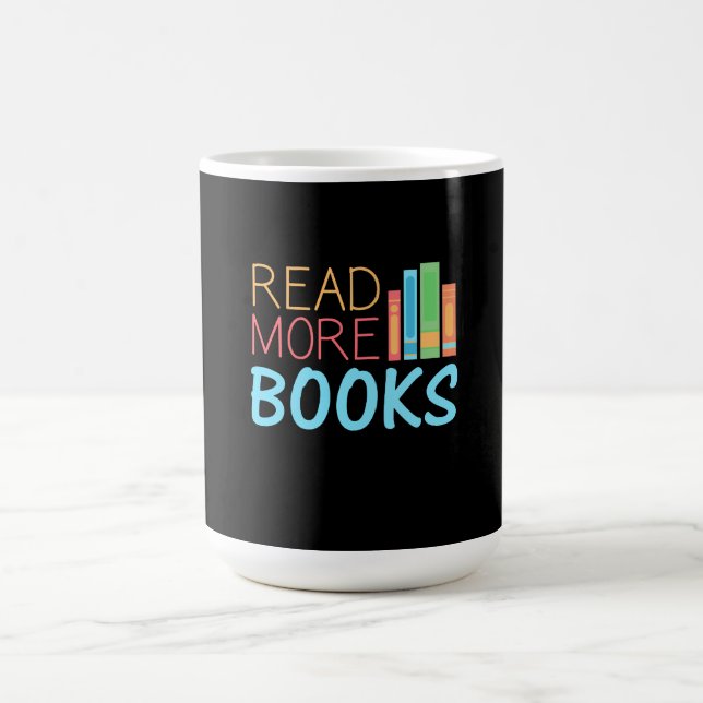 Taza De Café Leer Más Libros (Centro)