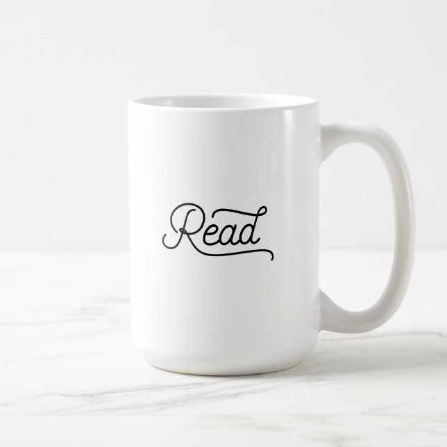 Taza De Café Leer Mug (Derecha)