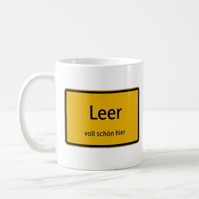 Taza De Café Leer Tasse Kaffeetasse Teetasse (Izquierda)
