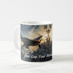 Taza De Café Legado del fuego cruzado: Un tributo a la aviación