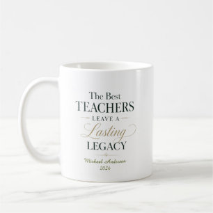 Taza De Café Legado del Mejor Maestro