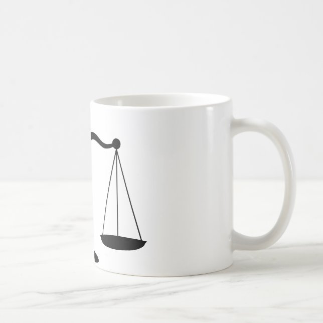 Taza de café legal de las escalas (Derecha)