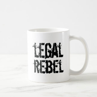 Taza de café legal de los rebeldes