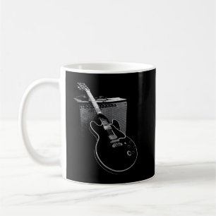 Taza De Café Legendaria guitarra azul y amp