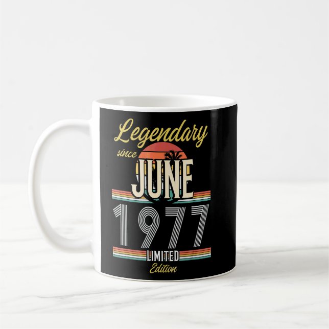 Taza De Café Legendario desde junio de 1977 (Izquierda)