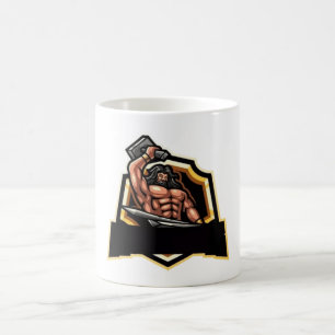 Taza De Café Legendario herrero Guerrero Emblem