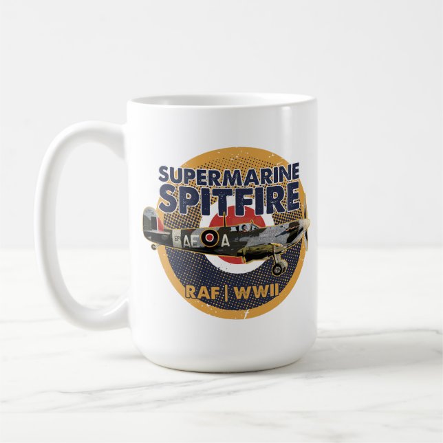 Taza De Café Legendary Supermarine Aircraft (Izquierda)