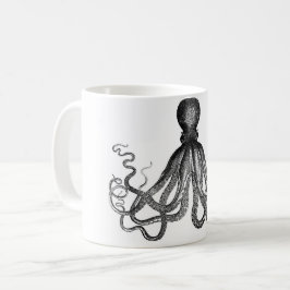 Taza de café Leggy del pulpo