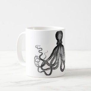 Taza de café Leggy del pulpo