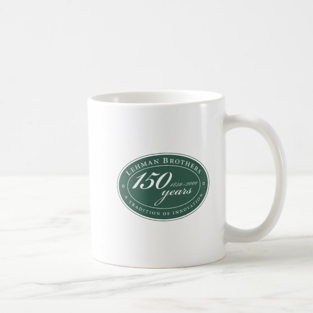 Taza De Café Lehman Brothers Empleado del mes Mug (Derecha)