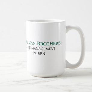 Taza De Café Lehman Brothers Gestión de Riesgos Internos Mugs
