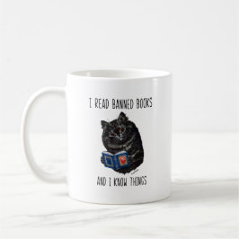 Taza De Café Leí Libros Prohibidos Y Sé Cosas-Louis Wain