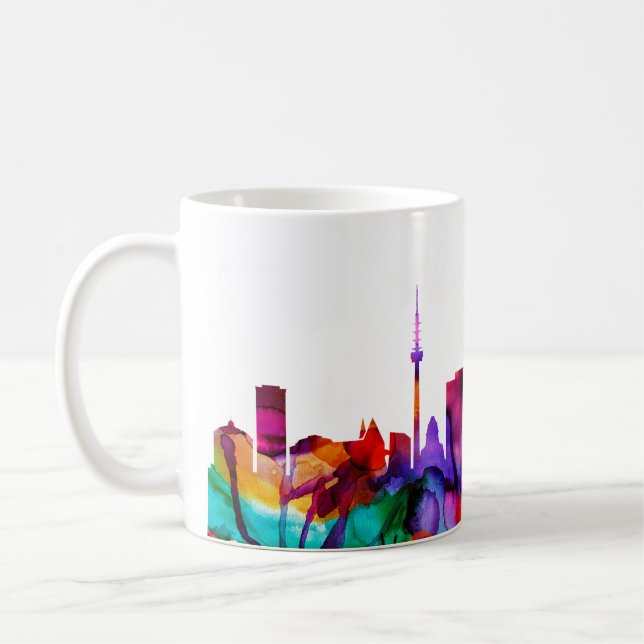 Taza De Café Leipzig Skyline (Izquierda)