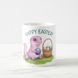 Taza De Café Lejano de Pascua con huevos