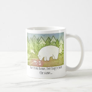 Taza De Café Lejos de lado del hogar 1