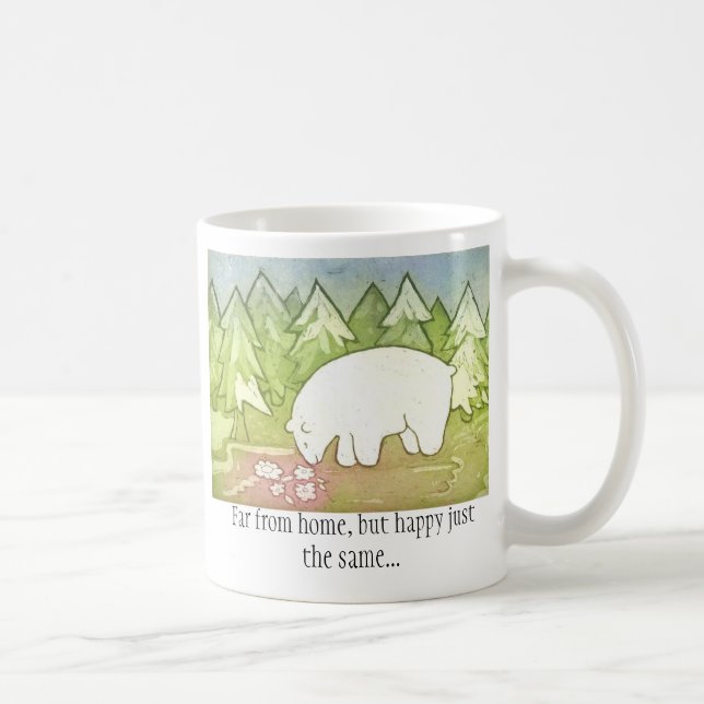 Taza De Café Lejos de lado del hogar 1 (Derecha)