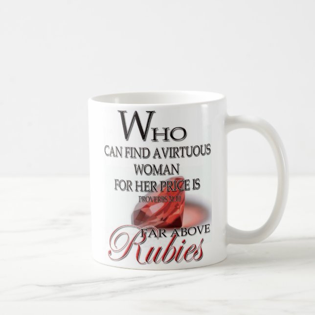 TAZA DE CAFÉ LEJOS SOBRE RUBÍES (Derecha)