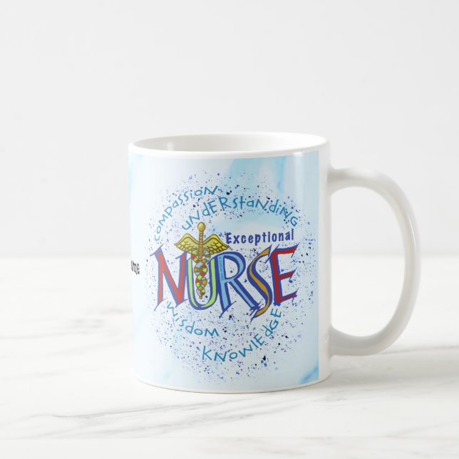 Taza De Café Lema de enfermera excepcional  (Derecha)