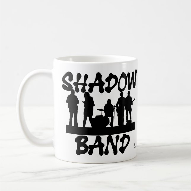 Taza De Café Lema de humor para música de banda sombra (Izquierda)