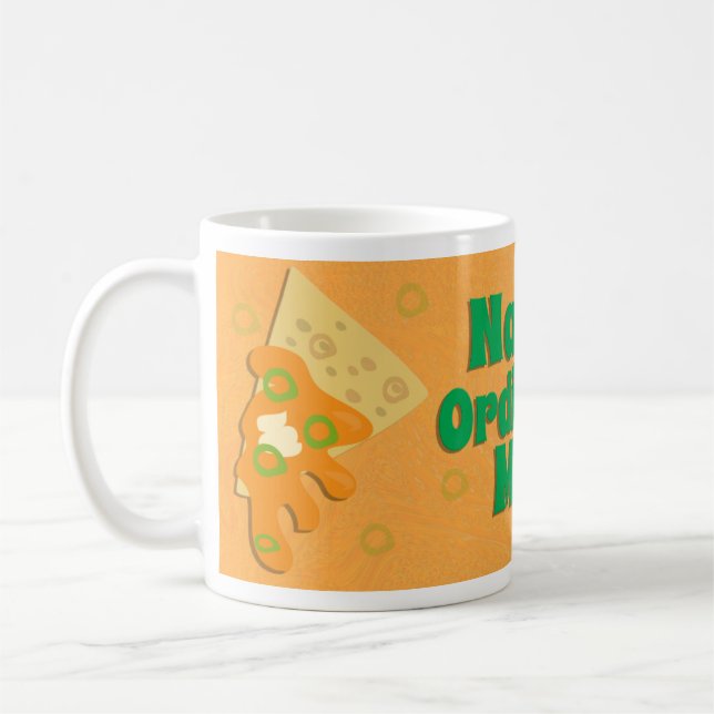Taza De Café Lema de Nacho, un gracioso Personalizado de comida (Izquierda)