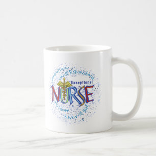 Taza De Café Lema excepcional de enfermería