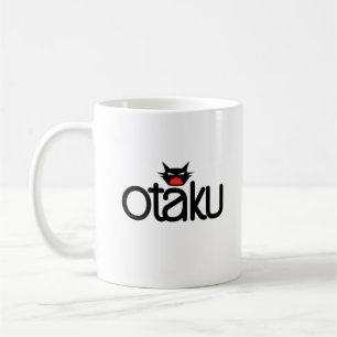 Taza De Café Lema gracioso de Otaku Cat