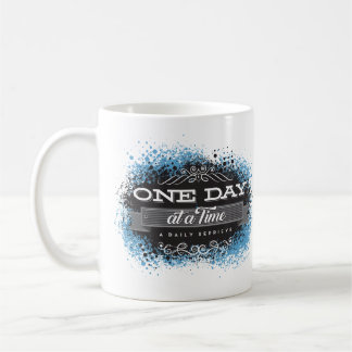 Taza De Café Lema Inspirador de un día a la vez