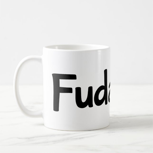 Taza De Café Lema negro simple de Fudanshi (Izquierda)