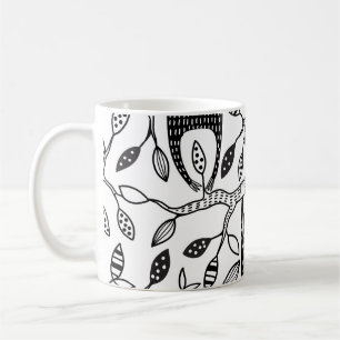 Taza De Café Lemas enfriadas: Patrón animal lindo.