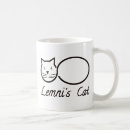 Taza De Café lemniscata el gato de lemni