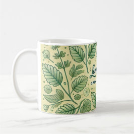 Taza De Café Lemon Balm Tea Design arte de IA