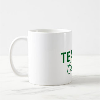 Taza De Café Lemon green white stripes teacher professor name c