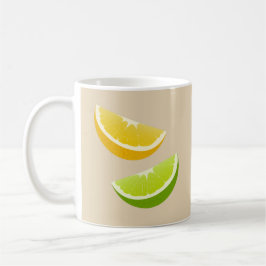 Taza De Café Lemon & Lime Citrus Coffee Mug Gift