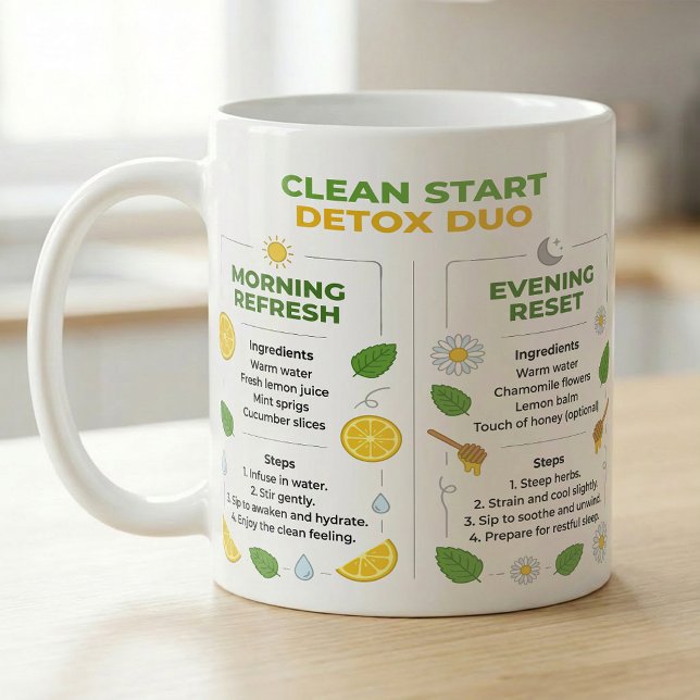 Taza De Café Lemon Tea Reset Duo Morning & Night Recipe (Subido por el creador)