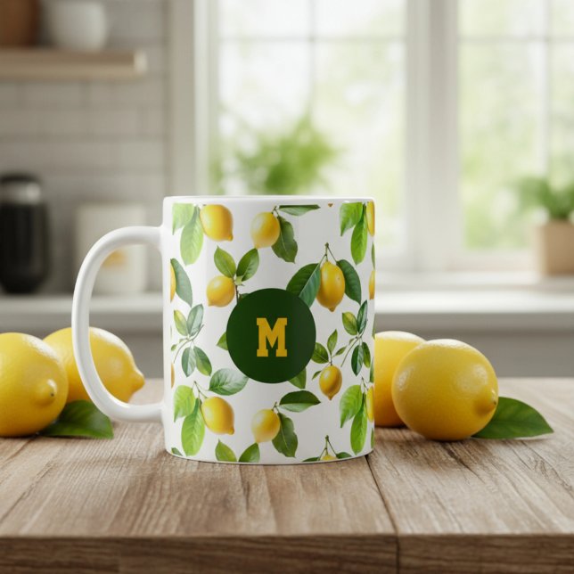Taza De Café Lemon Zest Pattern (Subido por el creador)