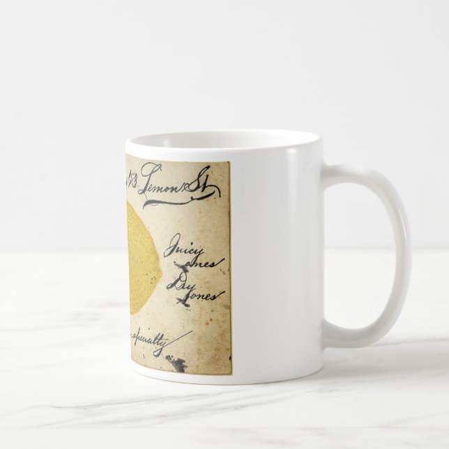 Taza De Café Lemones especiales -1897 (Derecha)