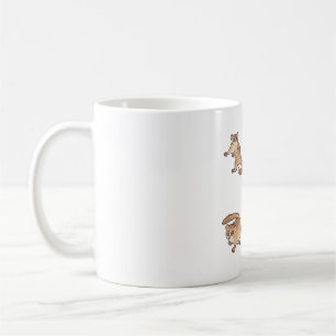 Taza De Café Lémur de ratón lindo Delight � Arte animal