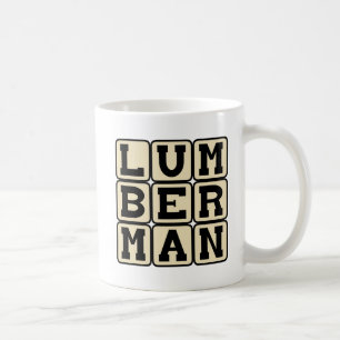 Taza De Café Leñador, cortador de madera