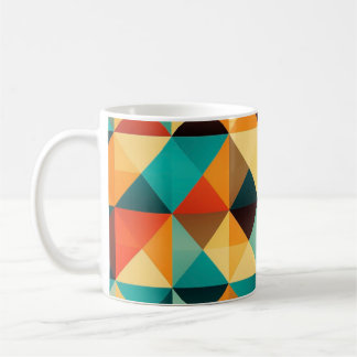 Taza De Café L'Énergie Géométrique & Rétro-Chic