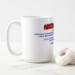 Taza De Café Lenguaje de ingeniero de aeronaves 101